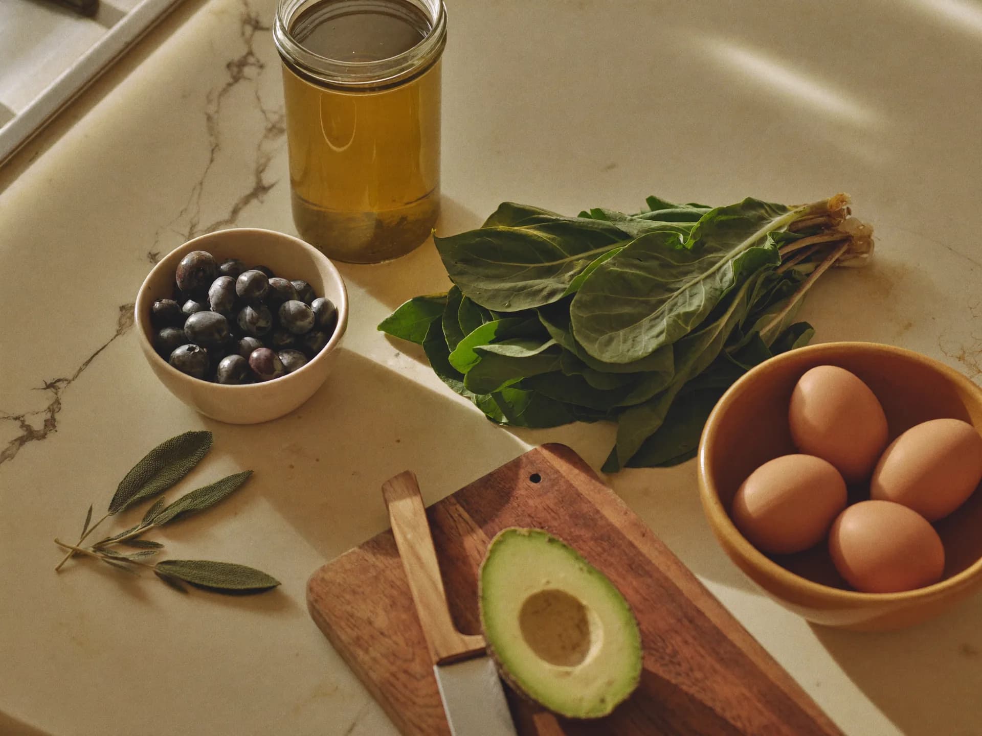 Fresh groceries on a counter, the everyday nutrition habits a NuHealth program supports