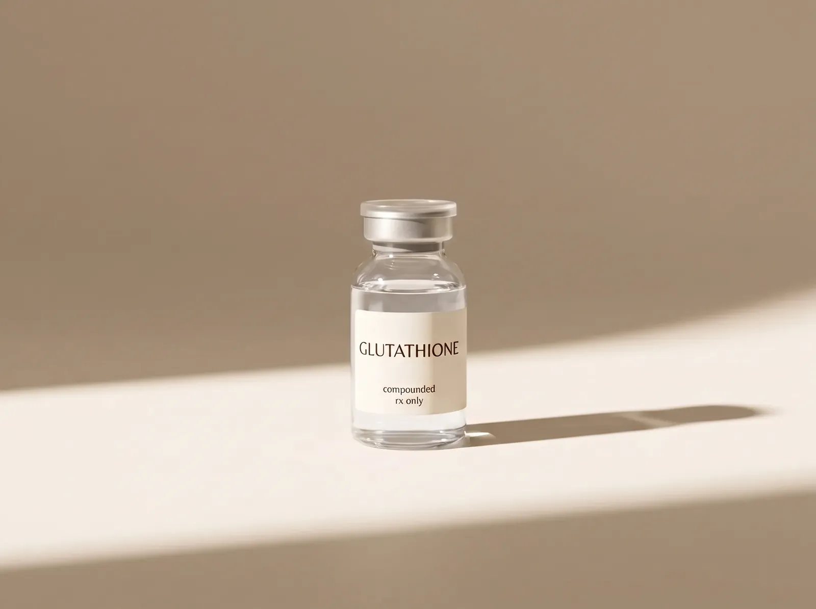 Glutathione — editorial still-life