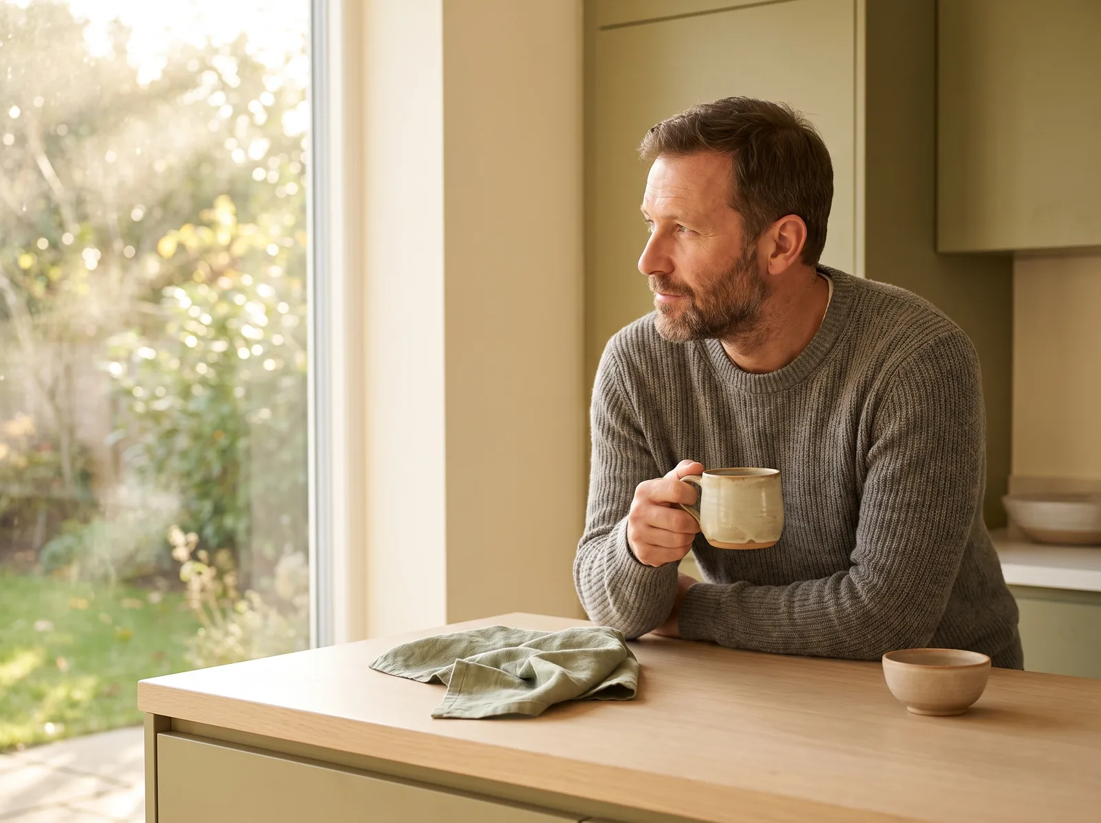 Testosterone Replacement — a man in his daily routine